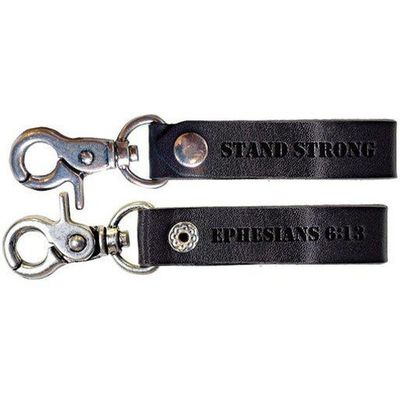FGKJ119 0.625 x 4.5 in. Guys Leather Key Chain