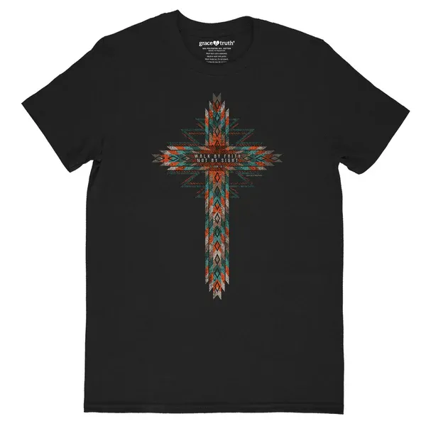 GTA4567-Southwestern Cross - Black 2X