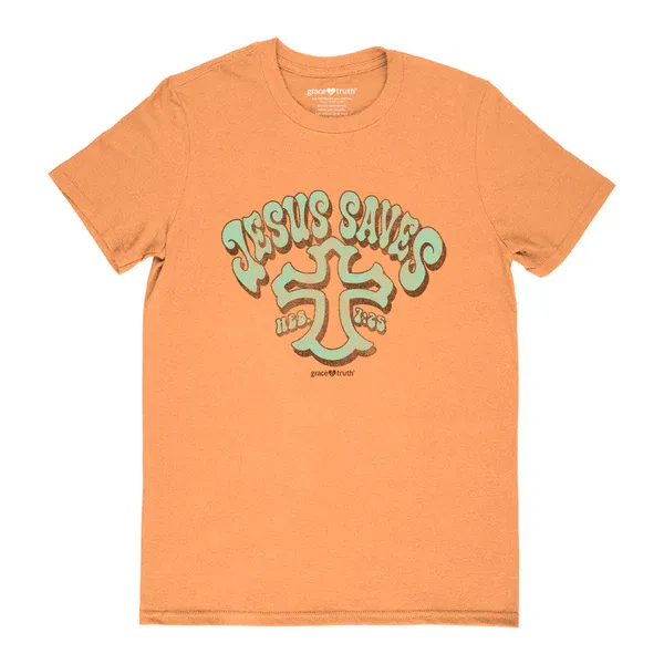 GTA4570-Jesus Saves - Cantaloupe 2X