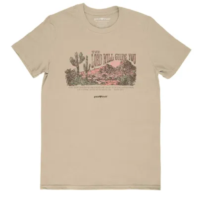 GTA4710-Desert Brown Cotton Crew Neck T-Shirt 2X