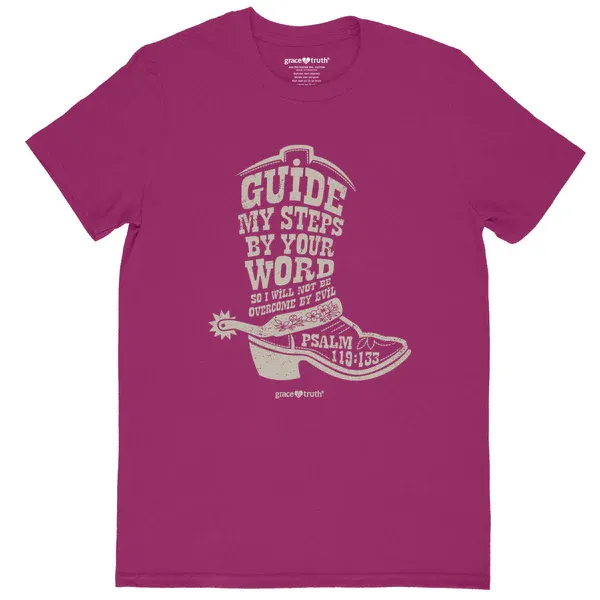 GTA4398-Cowboy Boot Shirt Berry XL