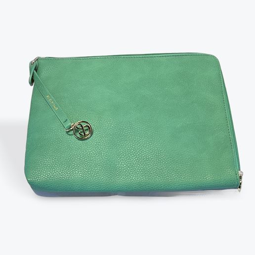 Mary and Martha Storage Clutch Emerald Green
