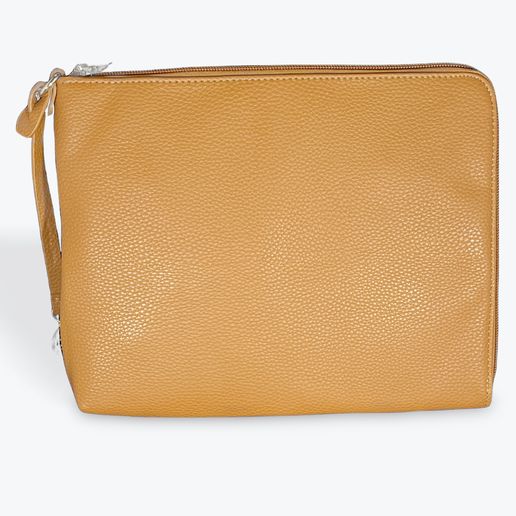 Mary and Martha Storage Clutch Brown