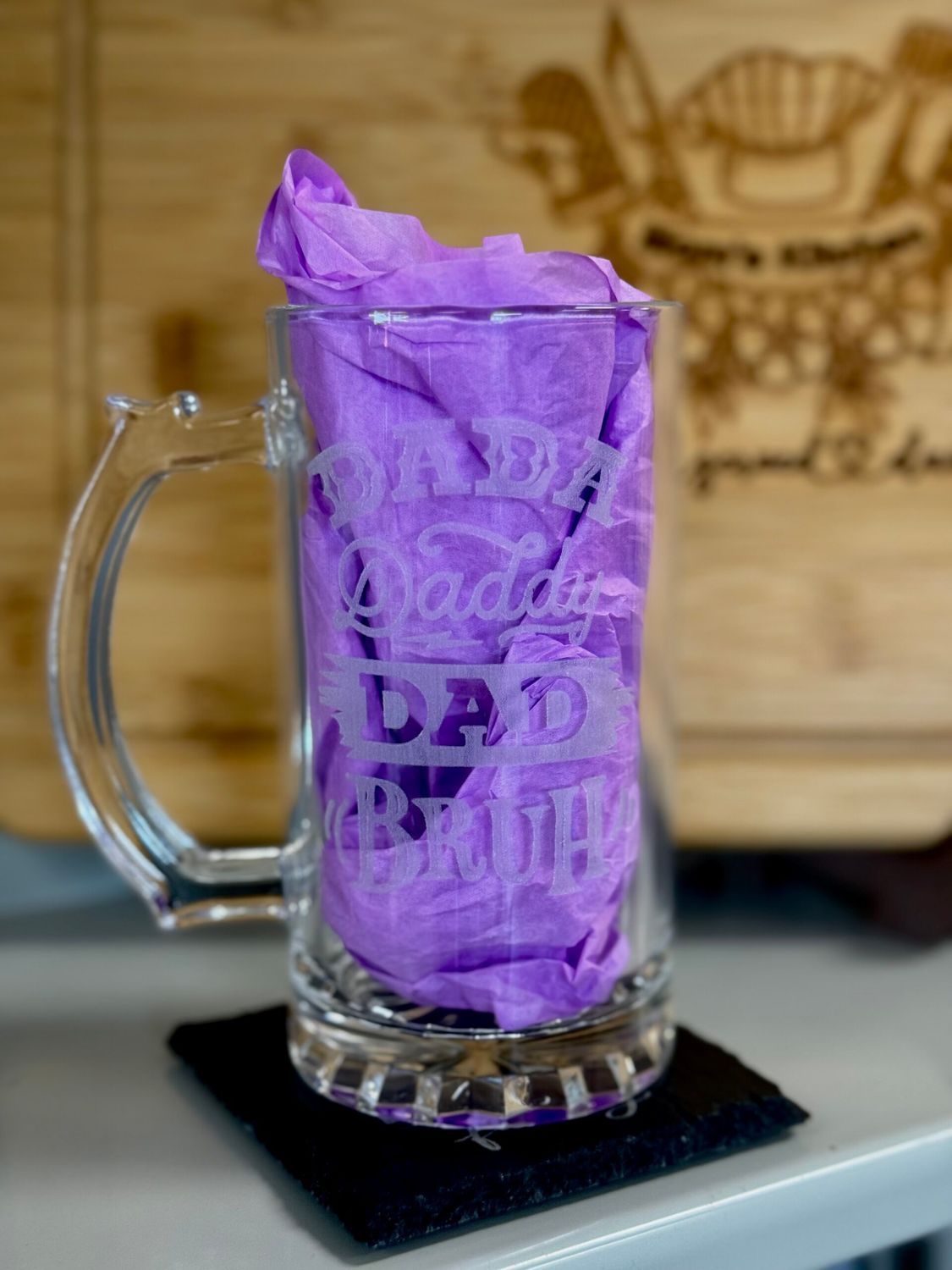16 Oz Personalized Engraving Beer Mug Stein