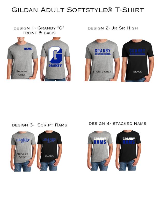 Granby Booster Crew neck T-Shirt