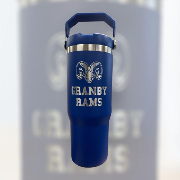 Granby Booster 28oz Tumbler w/ handle and pop-up straw