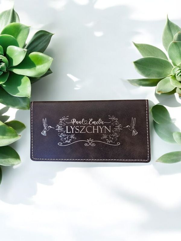 Custom Engraved Leather Wallet