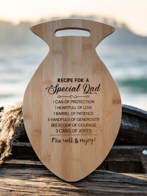 Fathers Day Fishing Cutting Board