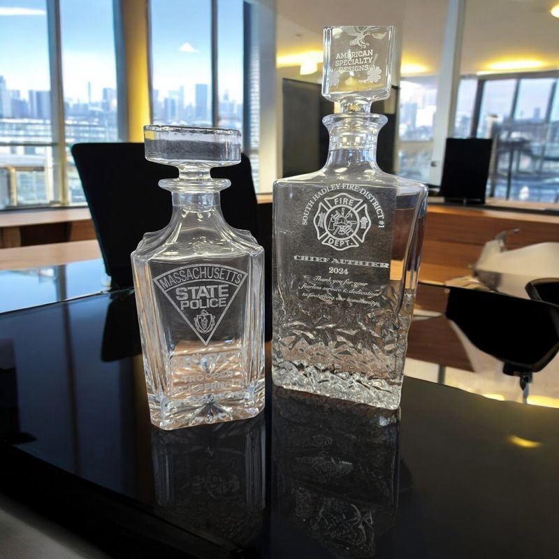 Rectangle Personalized Whiskey Decanter | The Perfect Gift for Dad | Boyfriend Gift | Wedding Gift | Gifts for Men | Bourbon Gift | Birthday Gift