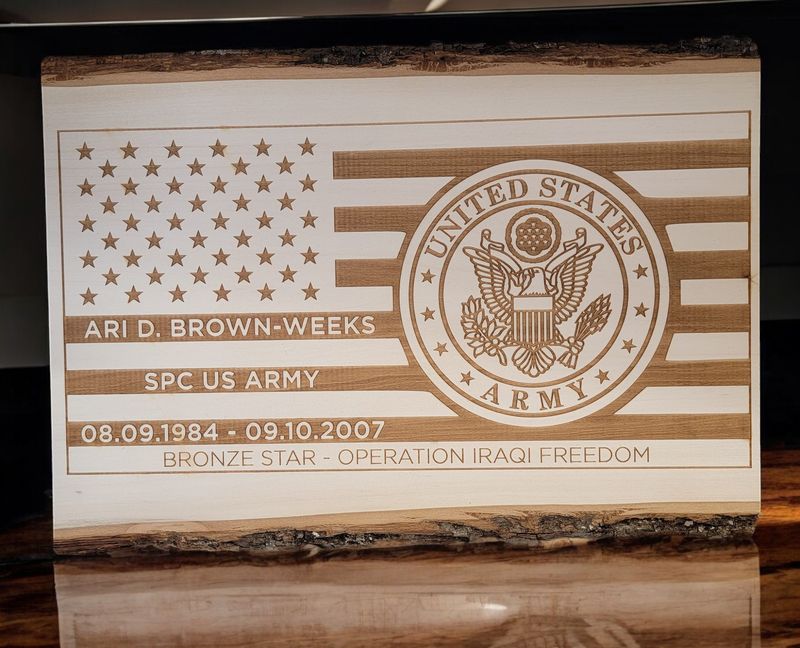 Personalized Wood Engraving Service