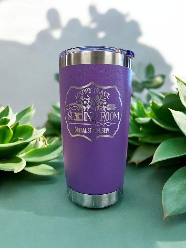Personalized Tumbler, 20 OZ Tumbler, Custom Tumbler, Stainless Steel Mug, Laser Engraved Tumbler, Monogram Tumbler, Travel Mug, Insulated