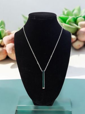 Personalized Silver Engraved Necklace