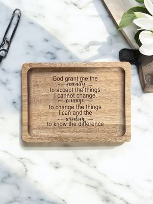 Serenity Wooden tray