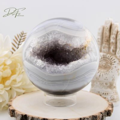 Druzy Agate Sphere