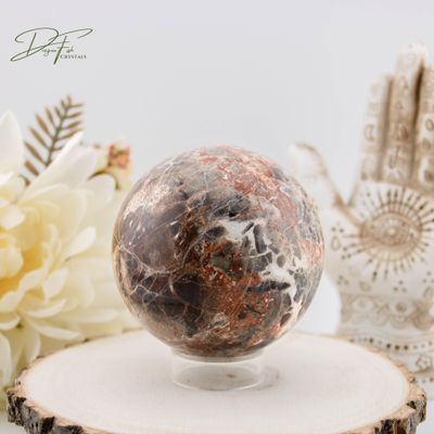 Brecciated Jasper Sphere