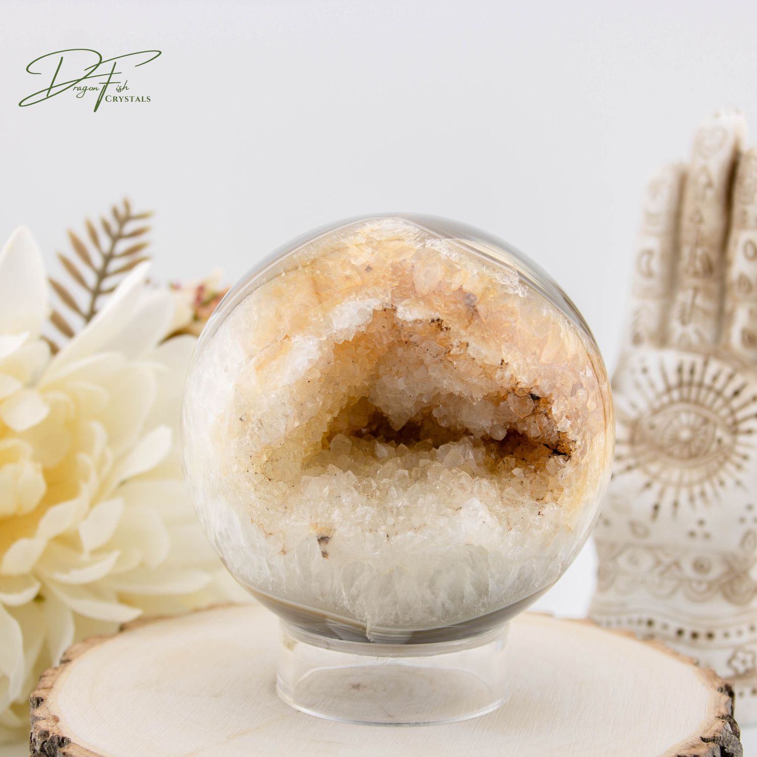 Druzy Agate Sphere