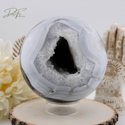 Druzy Agate Sphere