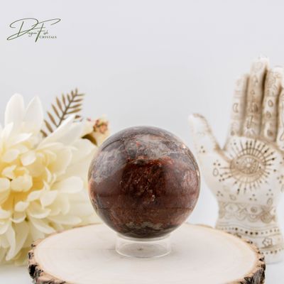 Brecciated Jasper Sphere