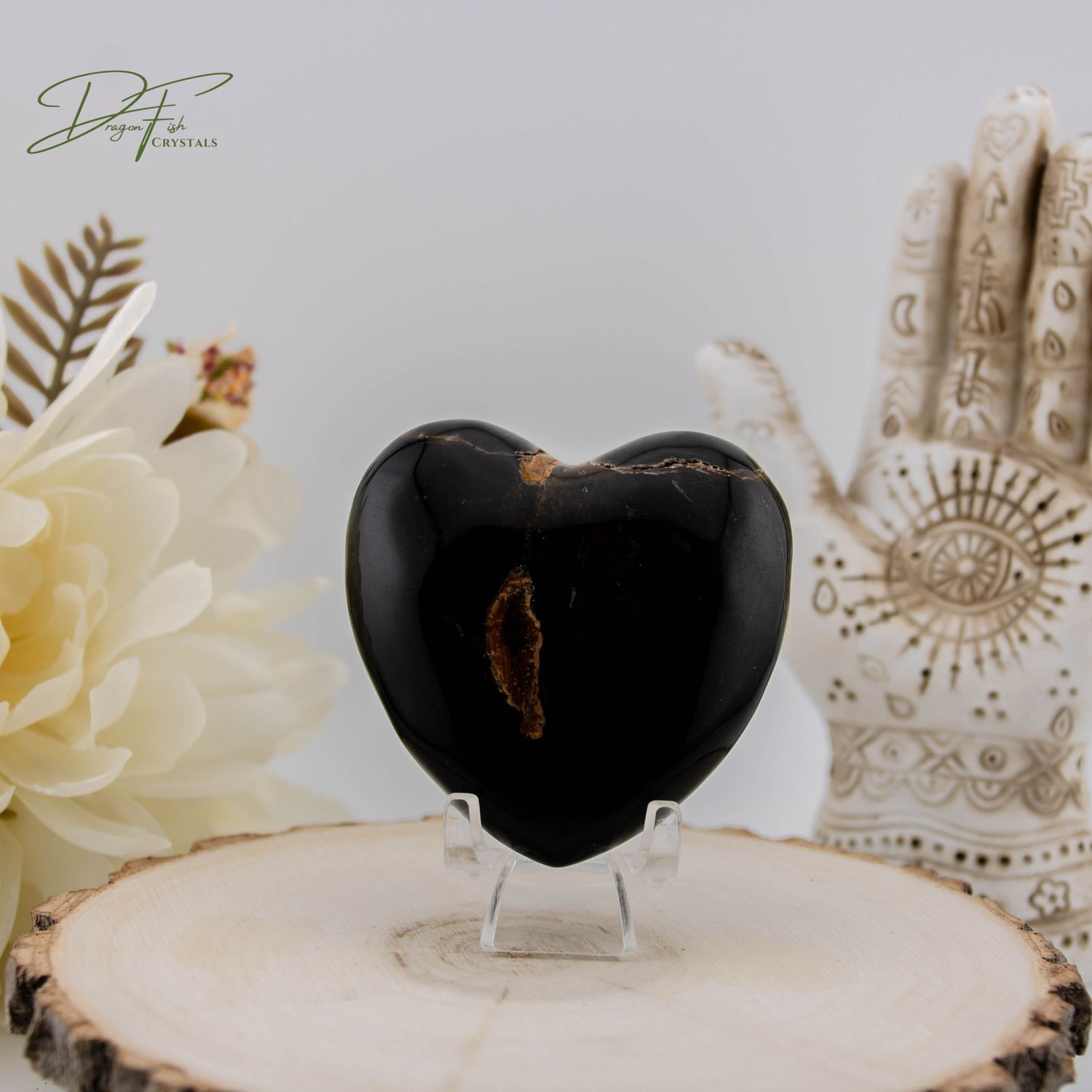 Blue Tigers Eye Heart