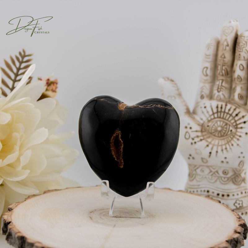 Blue Tigers Eye Heart