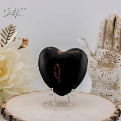 Blue Tigers Eye Heart