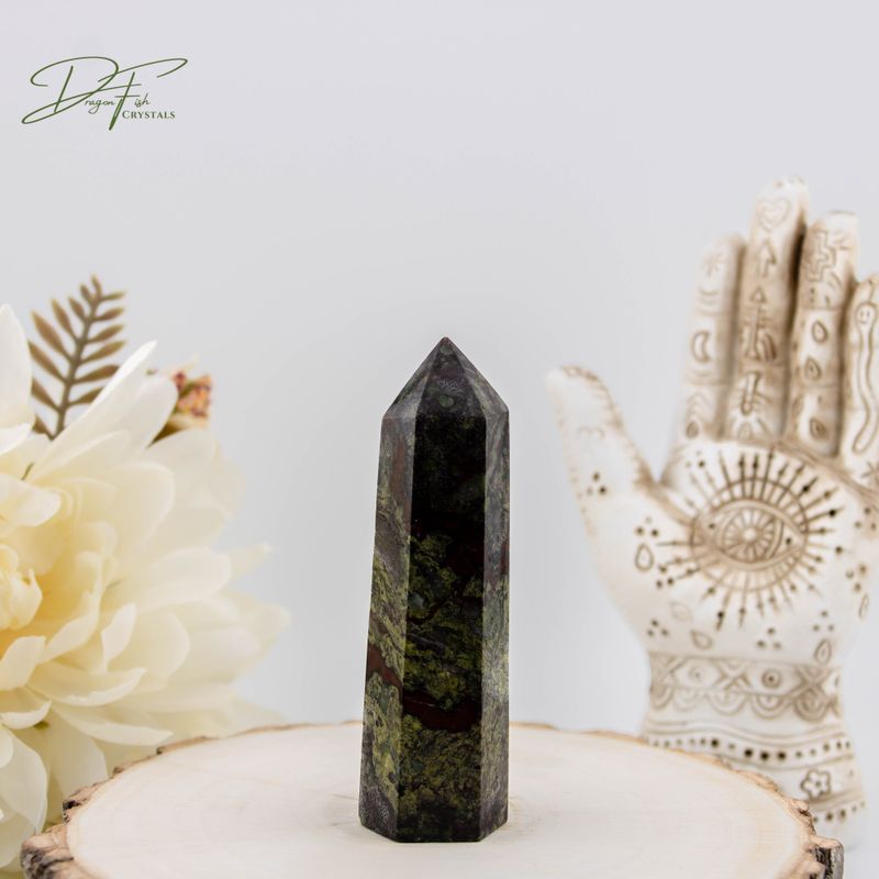 Dragon Blood Jasper Tower