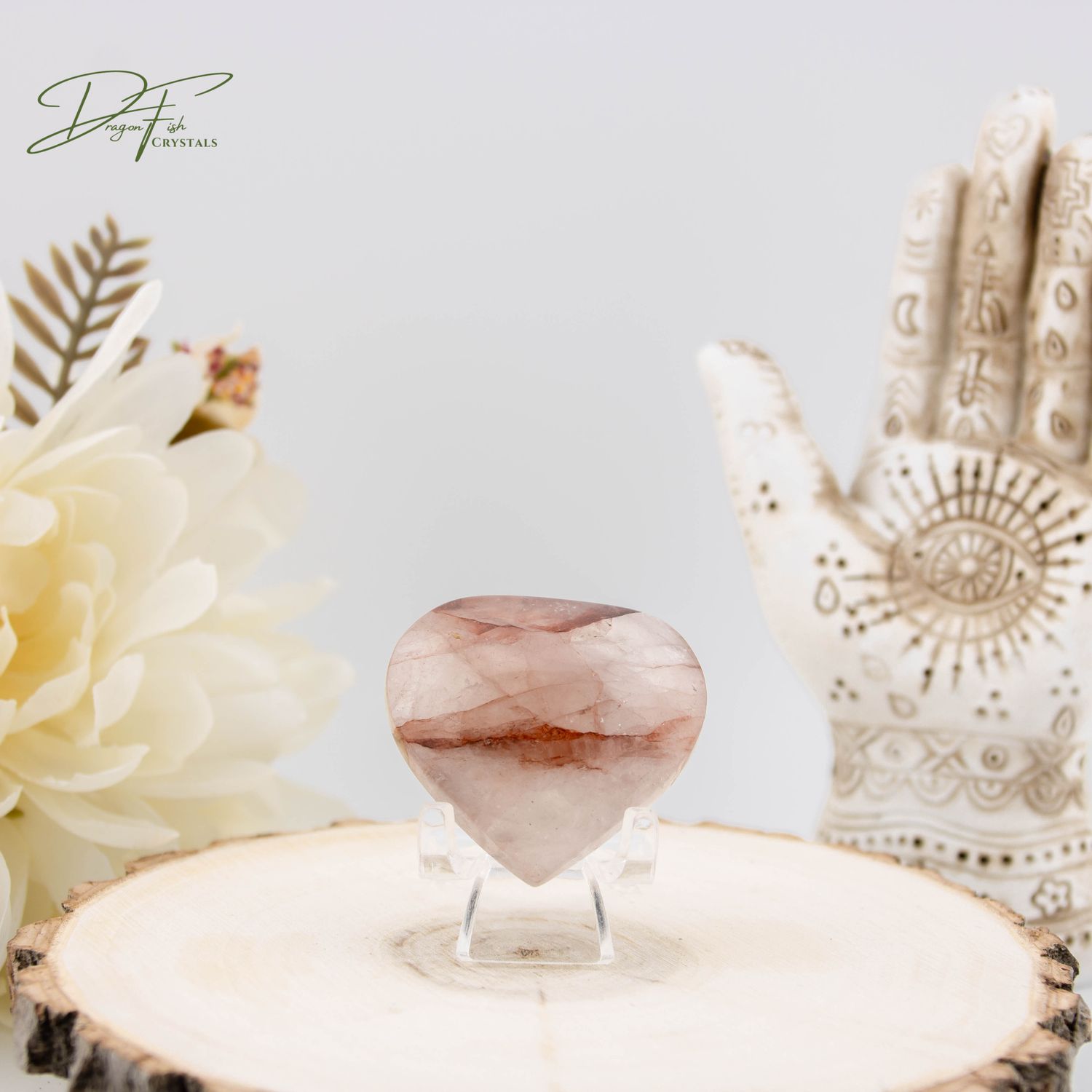 Fire Quartz Heart