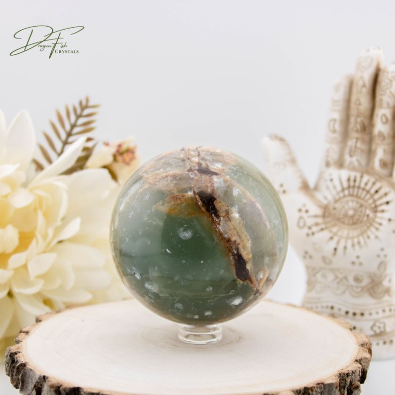 Green Onyx Sphere
