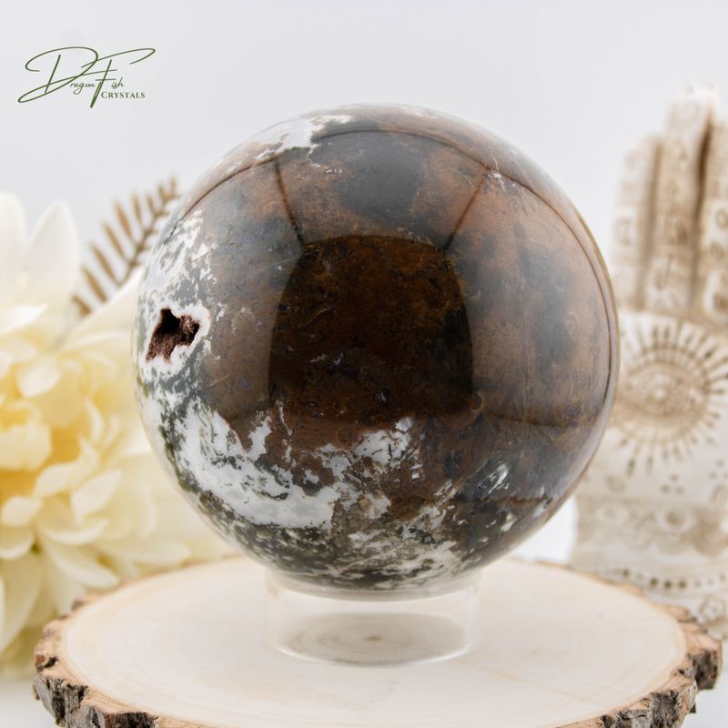 Moss Agate Sphere