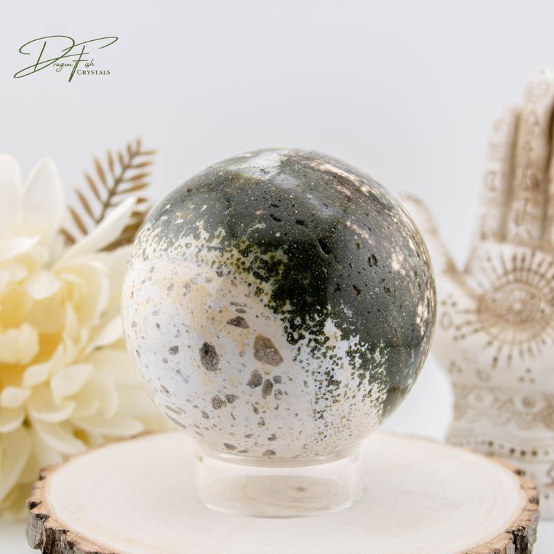 Ocean Jasper Sphere