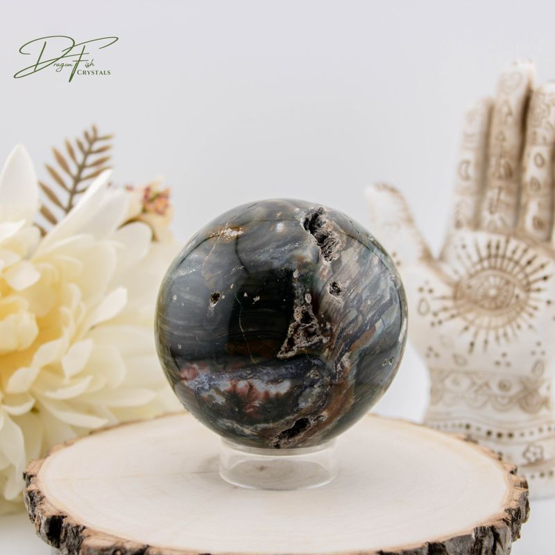 Ocean Jasper Sphere