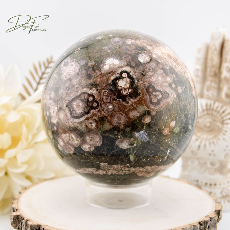 Rainforest Jasper Sphere