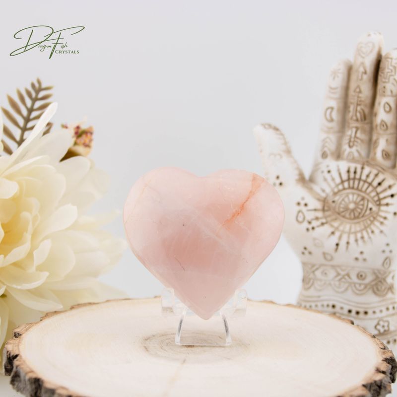 Rose Quartz Heart