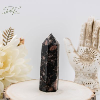 Plum Blossom Jasper Tower