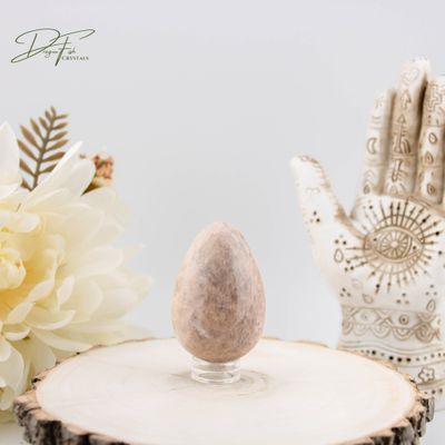 Peach Moonstone Egg