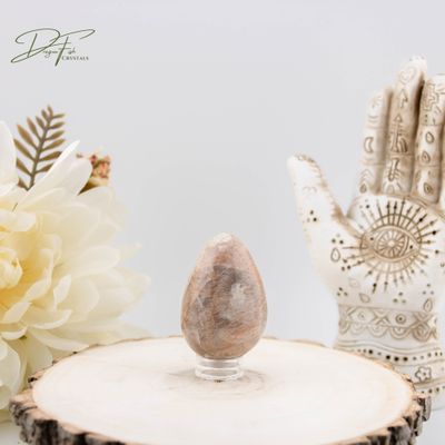 Peach Moonstone Egg