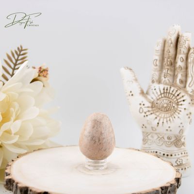 Peach Moonstone Egg
