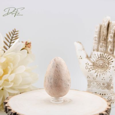 Peach Moonstone Egg