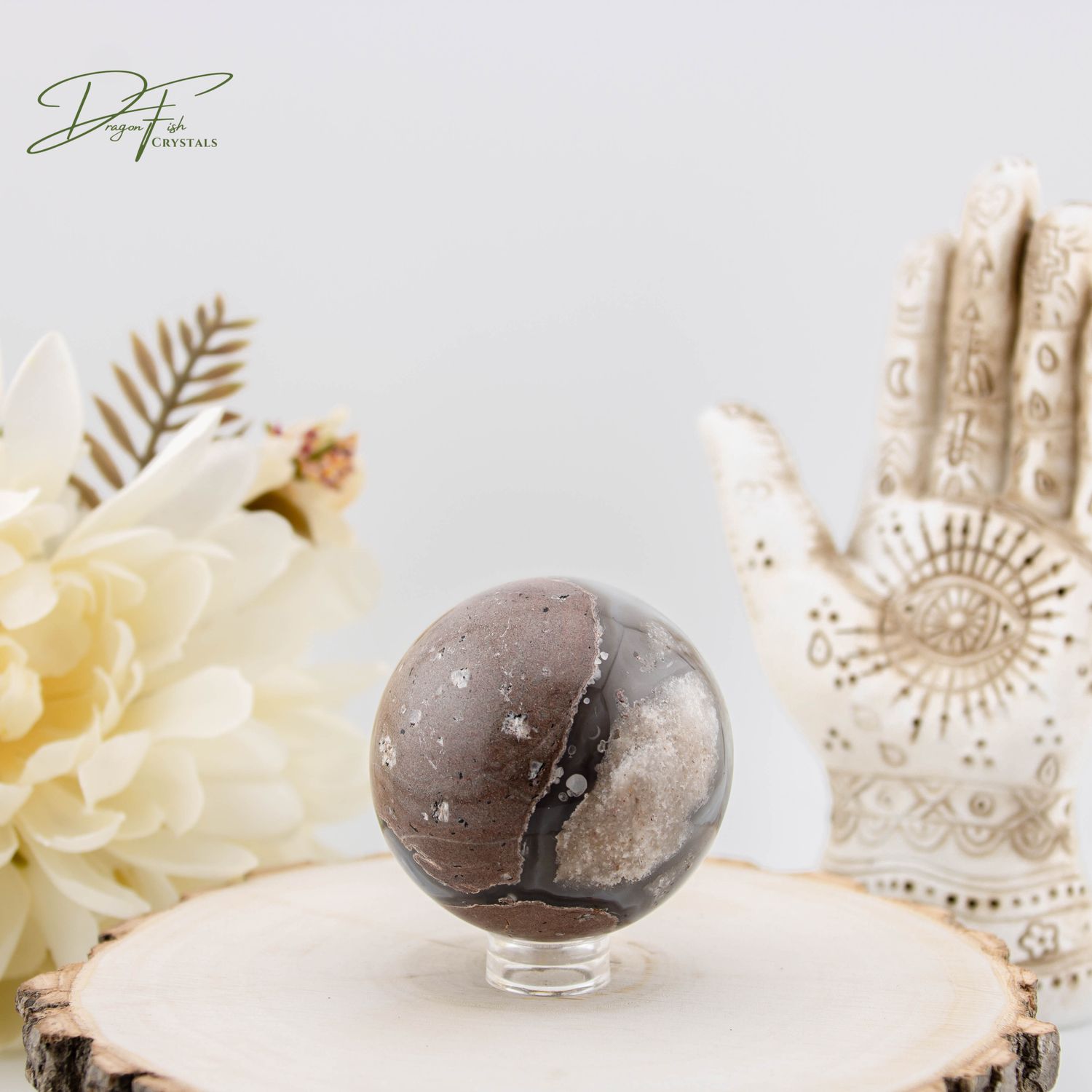 Volcano Agate Sphere