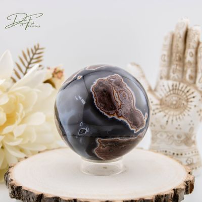 Volcano Agate Sphere