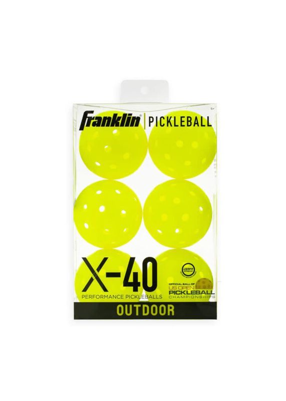 FRANKLIN X40 Balls - Optic (Yellow) - 6 pack