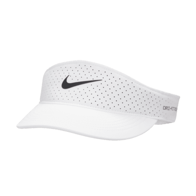 Nike Dri-FIT Visière ADV Ace, Couleur: Blanc/White, Size: L/XL