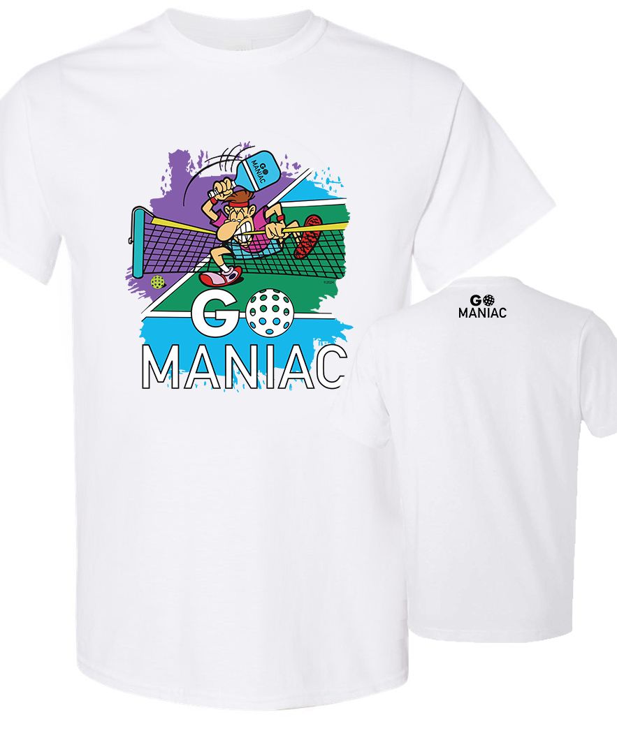 GoMANIAC - Attack the net (Quebec Product), Grandeur: L, Couleur: Blanc/White