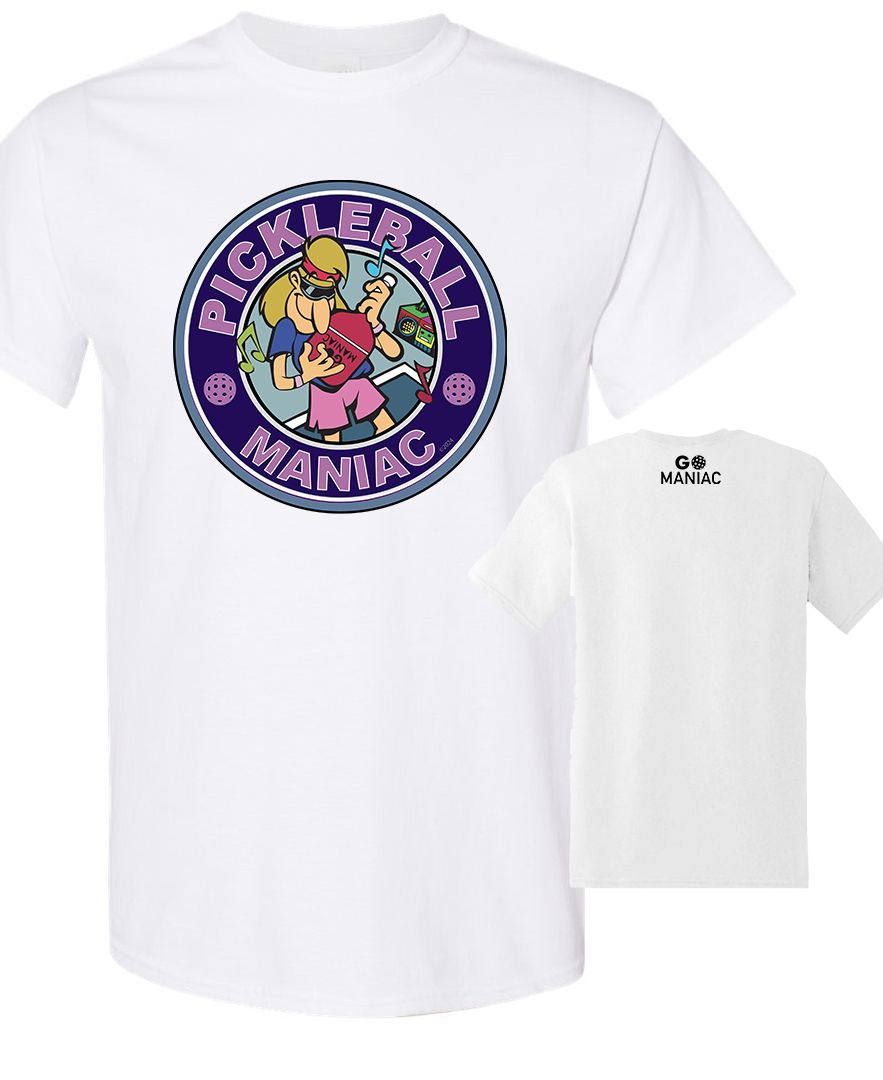 GoMANIAC - Music (Cercle) (Quebec Product), Grandeur: L, Couleur: Blanc/White