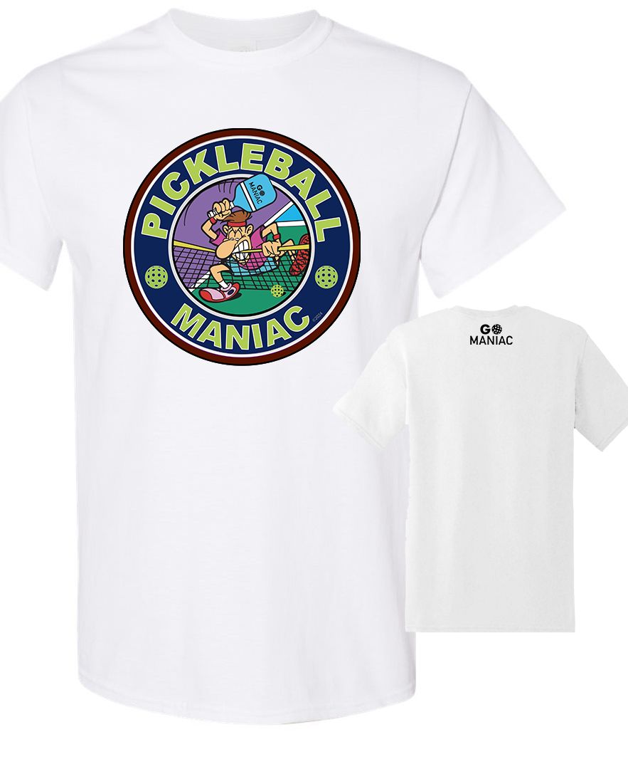GoMANIAC - Attack the net (cercle) (Quebec Product), Grandeur: M, Couleur: Blanc/White