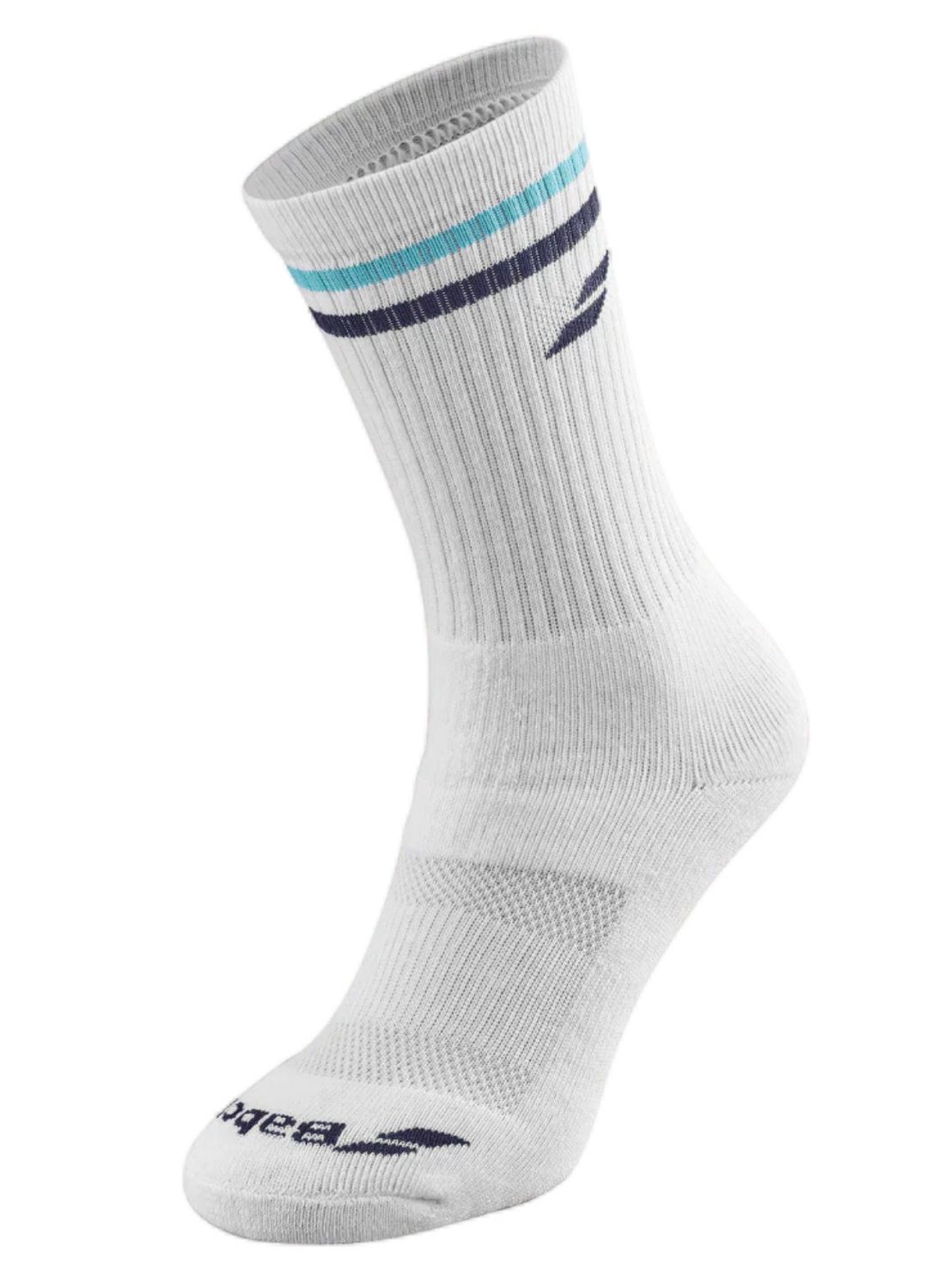 BABOLAT Bas, Couleur: Blanc, Grandeur: Small (6.5-8.5)