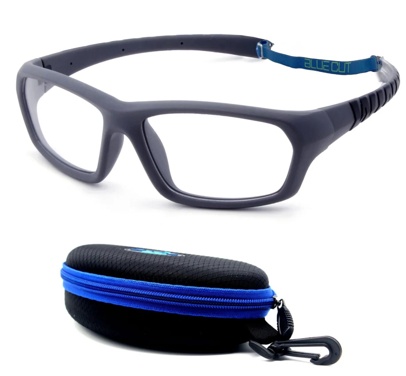 BLUECUT GLASSES Steph Kids, Couleur: Gris/Noir