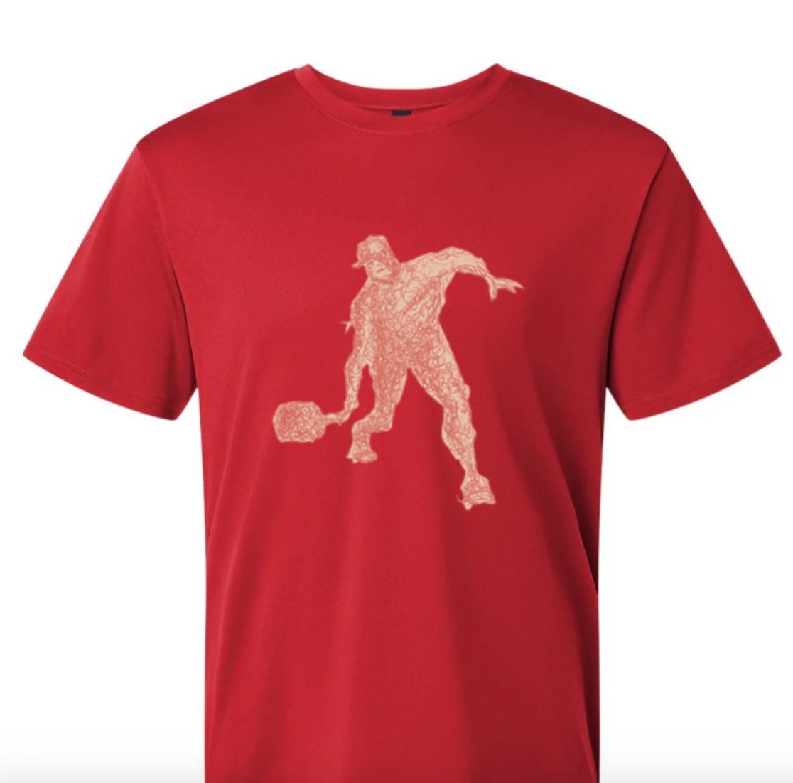 HORIZON PICKLEBALL T-SHIRT - Homme, Couleur: Rouge, Grandeur: Small