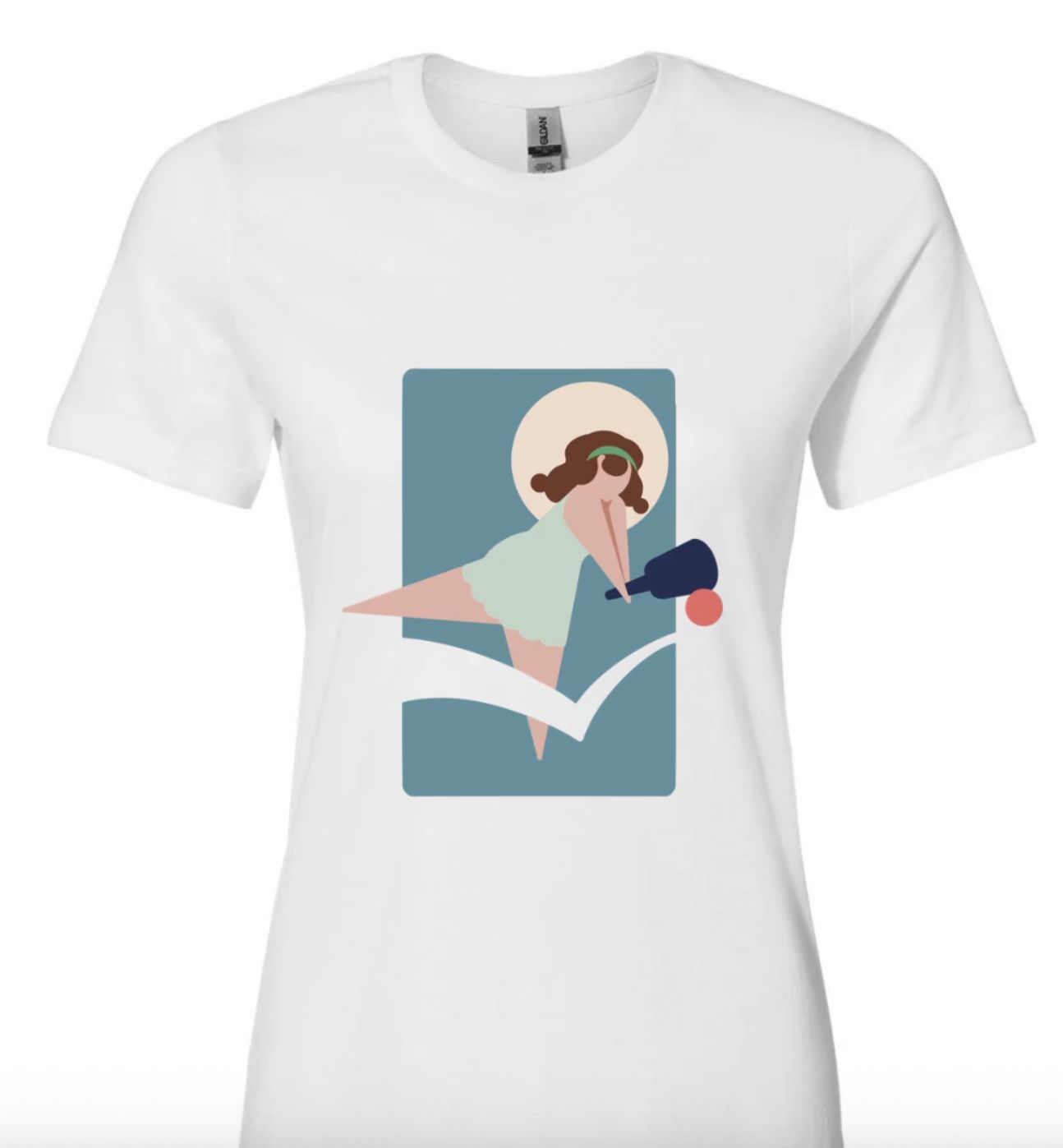 HORIZON PICKLEBALL T-Shirt - Femme, Couleur: Blanc Action, Grandeur: Small