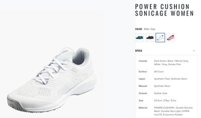 YONEX Sonicage All Court Woman